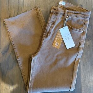 Silen Women's High Rise Brown Jeans